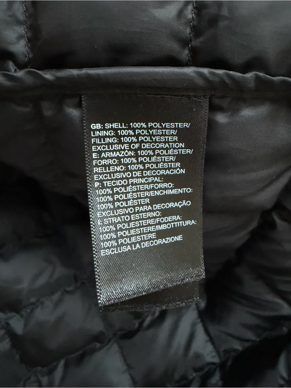 The North Face Mens Black ThermoBall Eco Quilted Full Zip Jacket Small S